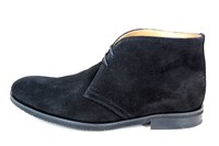 Desert boots heren - zwart suede in grote sizes